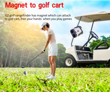 GPS golf laser rangefinder with Bluetooth