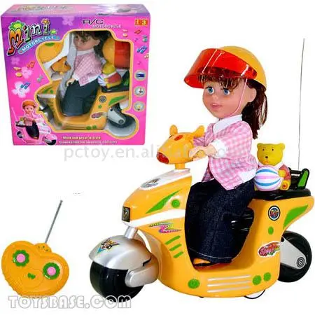 R/C Motorbike with Doll