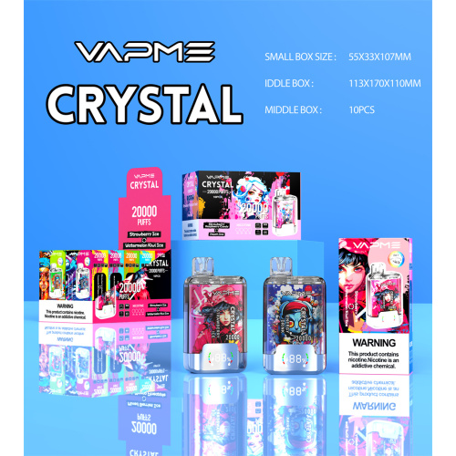 VAPME Crystal 20000 Puffs Double Flavour Germany Wholesale