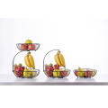 metal wire detachable countertop fruit basket hamper