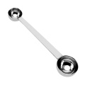 Silver Stainless Steel Double Head Coffee Measuring Scoop