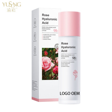Crema per il viso acido ialuronico rosa per idratazione e sbiancamento