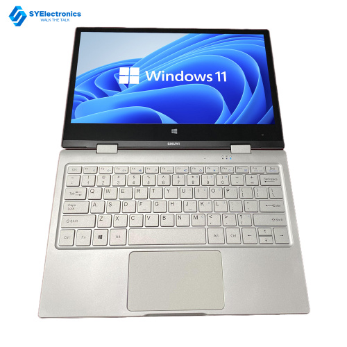 Unmarke 11,6 -Zoll 360 -Grad -Rotatable -Laptop im Metall