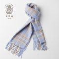 Unisex Plaids Cashmere Woven Scarf