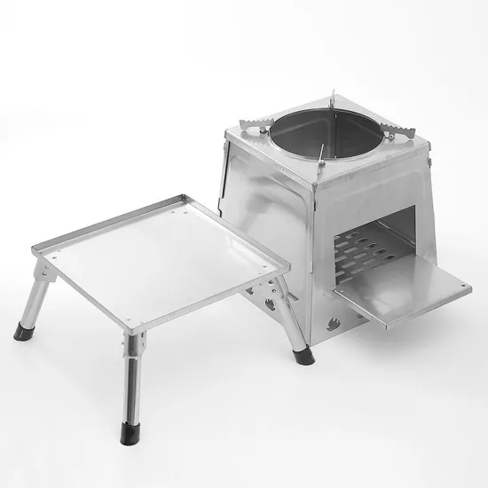 Hiking Fishing Backpacking Guide Gear Outdoor BBQ Burning Camping Tent Wood Stove