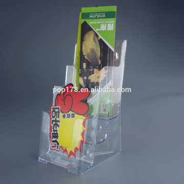 Guangzhou Factory Plastic Collapsible Brochure Holder For Sale