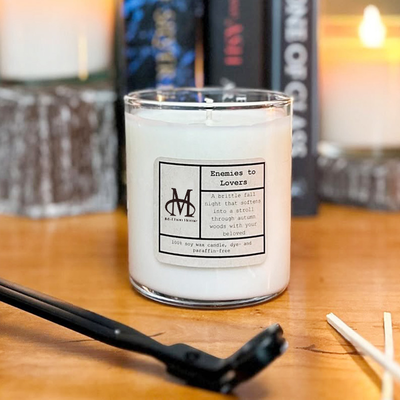 Колеры Круглыя ​​невялікія шкляныя свечкі з вечкамі