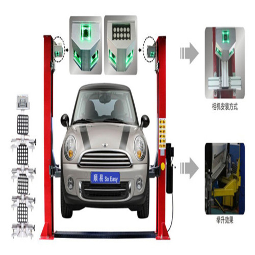 Alinhamento de roda de inspeção automática