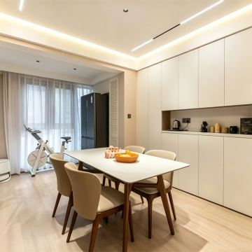 Italian Light Luxury Full Height Custom Wine Book Sideboard System