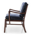 Moderner klassischer Wanscher OW149 Colonial Lounge Chair