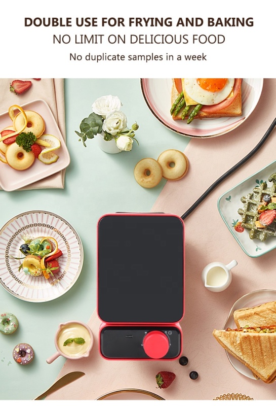 industrial Waffle maker waflera Machine machines for small businesses Custom plate 220V Commercial use Rotate Waffle Makers