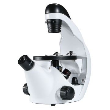 XD-1606 Inverted Monocular School Lab Biological Microscope with LED Illumination and Multiple Eyepieces
