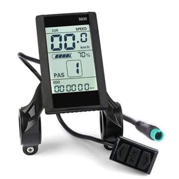 Custom Waterproof LCD Display Screen for Ebike 36V and 48V Models: S830 for Electric Bicycle