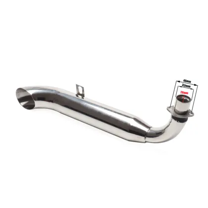 Motorcycle Exhaust Muffler: Stainless Steel for Honda Z50 Bike Mini Trail 50cc