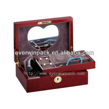 hot sell fashion foldable wooden jewelry box