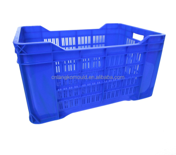 Durable PP HDPE Crate Mold for Fruit and Vegetable Storage - Customizable Plastic Box Mould