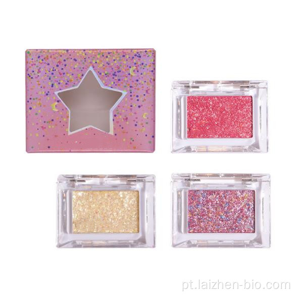 Paleta de sombras cosméticas de marca própria