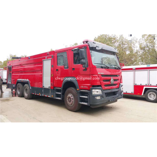 Camión de bomberos de espuma Howo 16tons
