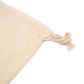 Natural Hotel Drawstring Cotton Canvas Laundry Bag