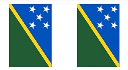 Solomon Islands Hand Flags Table Banner Promotion Flag