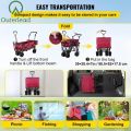 fold up wagon with canopy Garden Cart w/Canopy, Wheels & Rear Storage-Multi-functional Manufactory