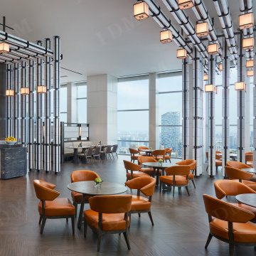 Diseños de muebles de restaurantes de lujo asiento de stand de barra de sofá