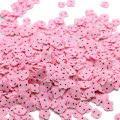 6mm Red Cartoon Polymer Soft Clay Sprinkles per Artigianato Fai da te Fette di nail art Materiale melma Accessori Phone Deco