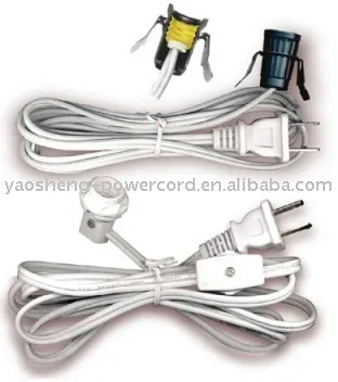 UL approval salt lamp power cord