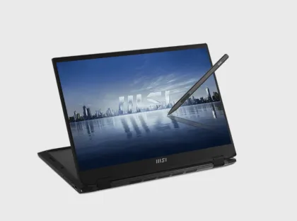 MSI Summit E16: High-End 13th Gen i7 Touch Flip Laptop - Evo Certified 16-inch Moon Screen