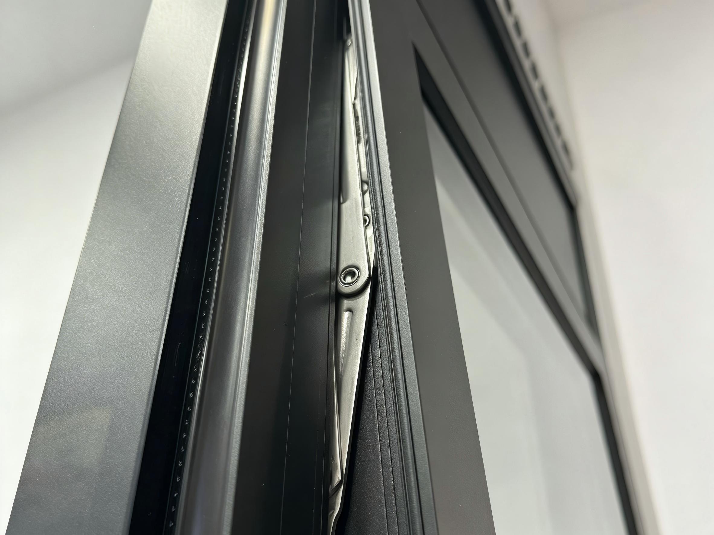 Awning window handle detail
