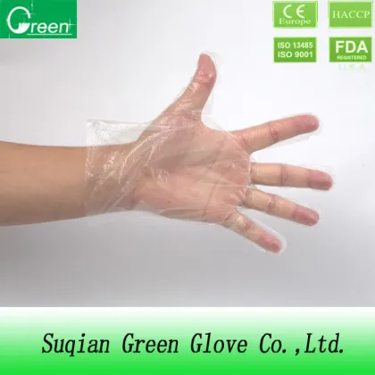 cpe food glove/cpe gloves manufacturers/disposable cpe gloves