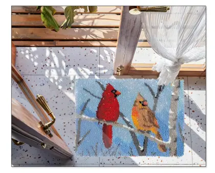 Carpet Needlework for Home Decoration Festival Gift