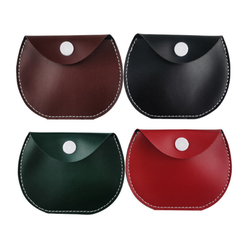 Leather-like Jewelry Pouch for Necklace Ring Storage