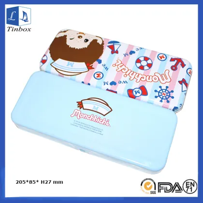 Cartoon Stationery Tin Box