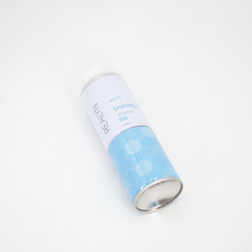 250ML Spray shaving foam aerosol can