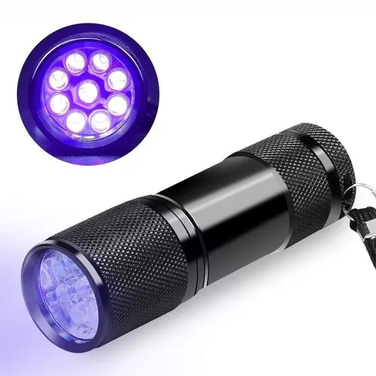 Portable Aluminum Alloy 9 LED UV Flashlight: Your Ultimate Light Solution