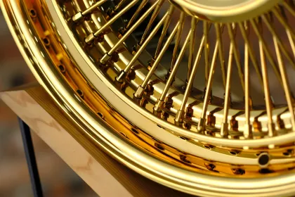 Golden Wire Wheels 100 Spoke