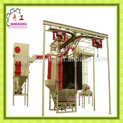 Small Size Metal Descaling Rust Removal Blasting Machine