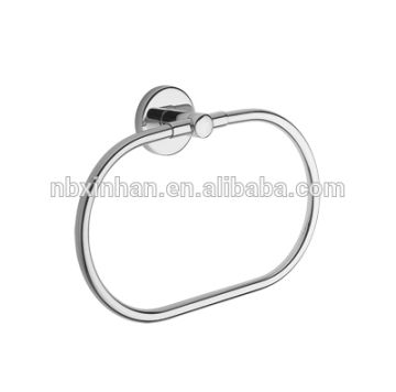 Fashionable stylish,bathroom hotel wall fitting solid brass toilet oval towel ring