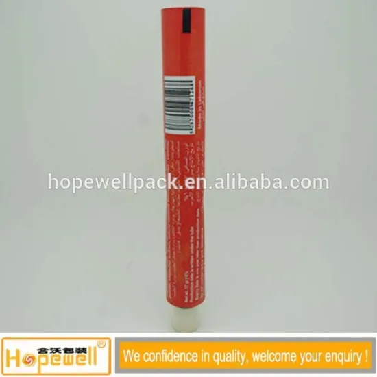 Guangzhou good quality collapsible aluminum food grade tube packaging