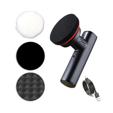 Rechargeable Wireless Multi-Function Mini Handheld Polisher Sander Grinder with Wool Disc Sponge