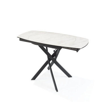 Authentic Modern Nordic Marble Dining Table Set with Chairs - Entry Level Available for Sale