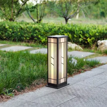 Villa park lawn lamp production