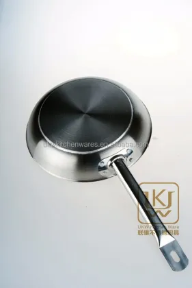 Stainless steel frying pan