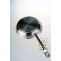 Stainless steel frying pan