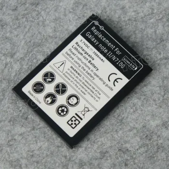 gb/t18287-2000 the cell phone Battery for Samsung Galaxy Note II N7100 Handyakku , made in China