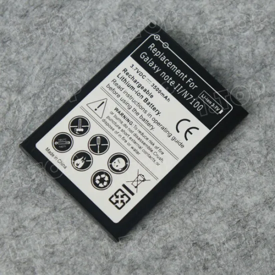 3500mAh Rechargeable Li-ion Battery For Samsung Galaxy Note 2 N7100 Whosle Price Support NFC