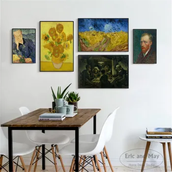 Vincent Van Gogh Famous Art Posters And Prints Wall Art Canvas Painting For Living Room Decoration Home Decor Unframed Quadro