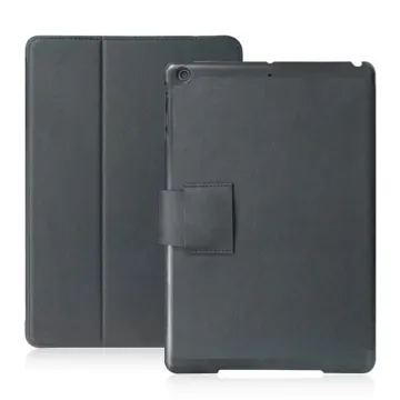 Leather case cover for ipad air like a book from China supplier
