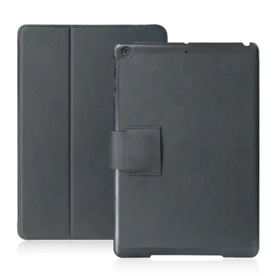 Leather case cover for ipad air like a book from China supplier